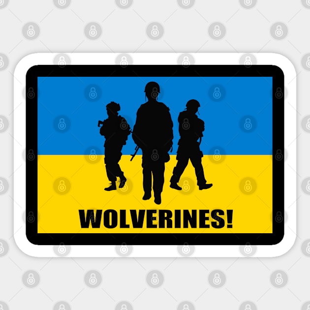 Ukraine Wolverines! Sticker by Vladimir Zevenckih